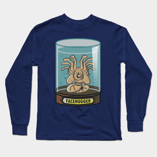 facehugger in a jar Long Sleeve T-Shirt by Piercek25